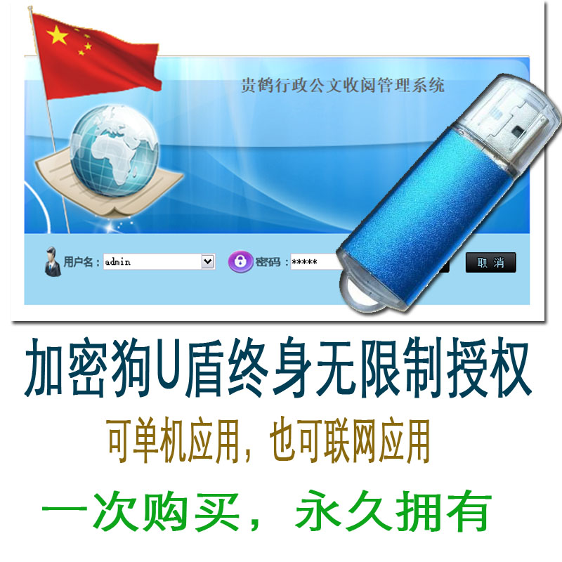 Administrative Document Collection Management System Office Wen Secret Collection of Registration and Garcian Dog U Shield Authorization