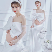 655 Pregnancy Photos Clothing Rental White Butterfly Knot Dresses Meritocracy Photography photography Write a real photo