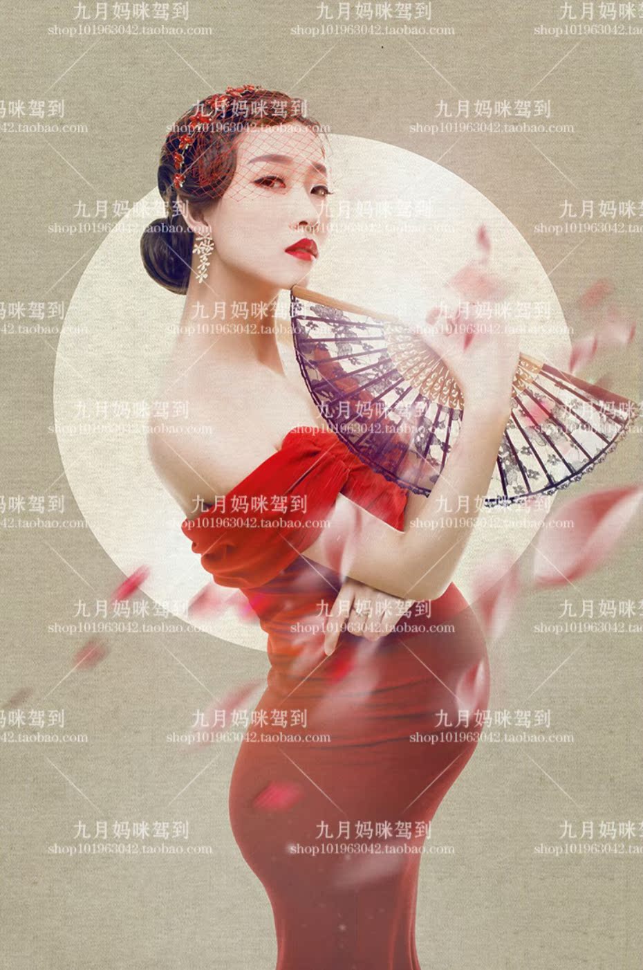 51 phụ nữ mang thai chụp ảnh quần áo chụp ảnh trang phục retro hiện đại phụ nữ nóng mẹ ảnh studio cho thuê quần áo cho thuê áo váy cho bà bầu