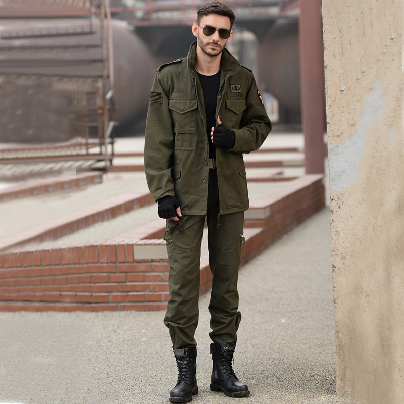 New Products Outdoor Military Fans 101 Air Drop Division M65 Detachable Liner Windsuit Special Soldiers For Training Suit Wild War Army Dress