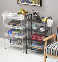 Kitchen storage rack Bathroom storage rack Storage rack Floor-to-ceiling bedroom with wheels removable beauty nail cart