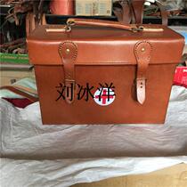 Troop health bag Hand bag backpack film props cowhide handmade