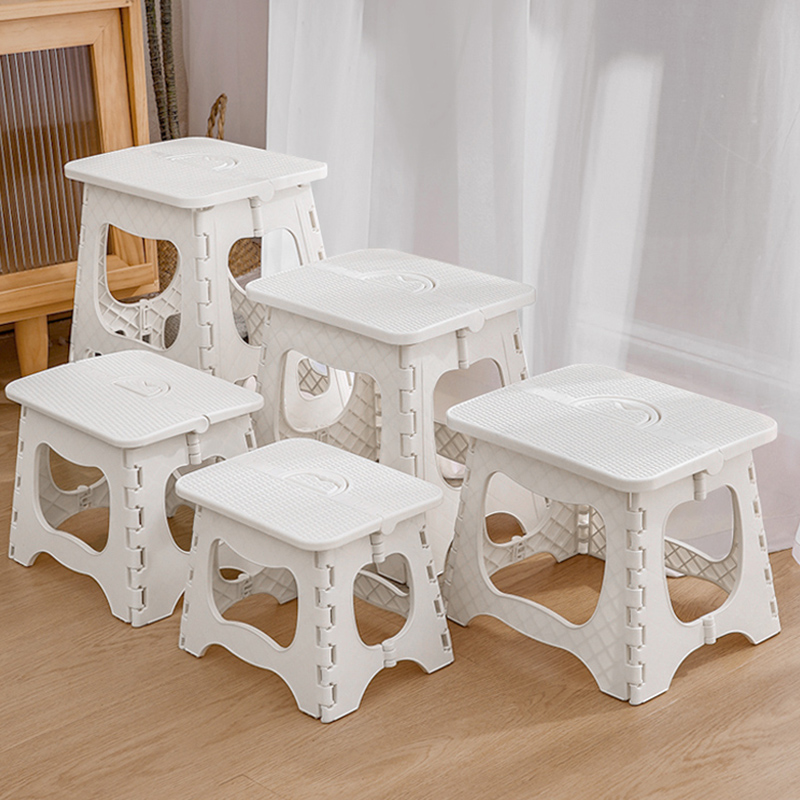 Folding stool portable outdoor picnic small folding stool plastic bench home toilet children folding Mazar-Taobao