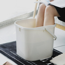 High-depth foot bath bucket over the calf deepened and thickened plastic foot bath bucket household foot bath artifact to the knee foot bath basin
