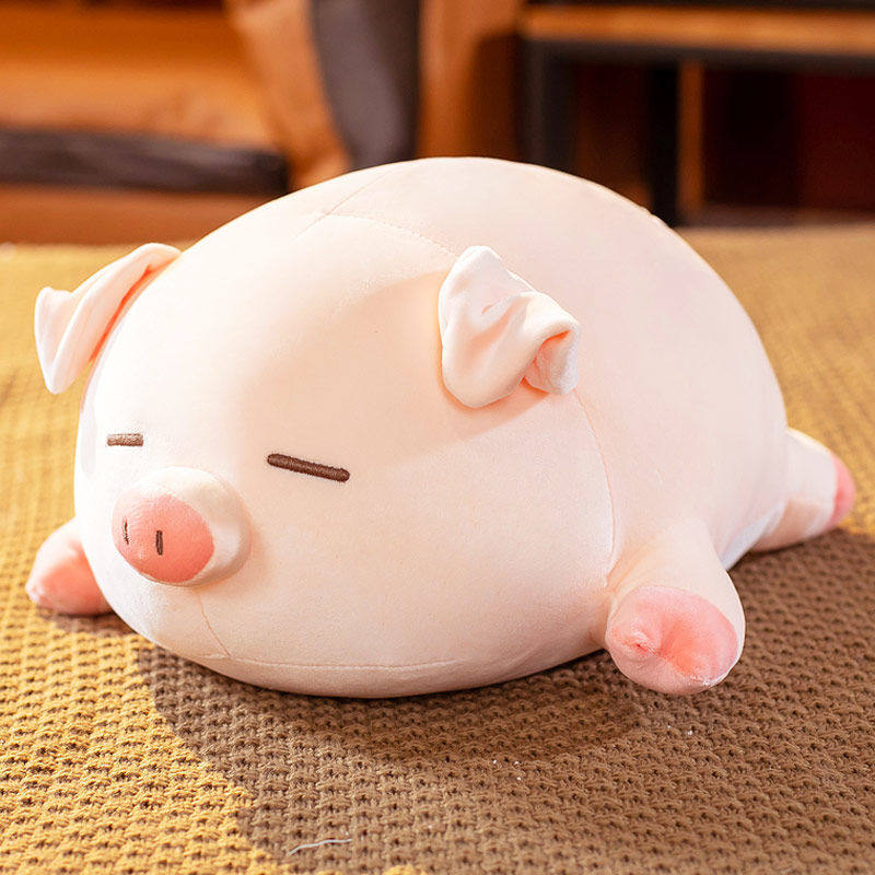 Girls hug sleeping doll cute pig doll plush toy lying pig doll doll boys and girls