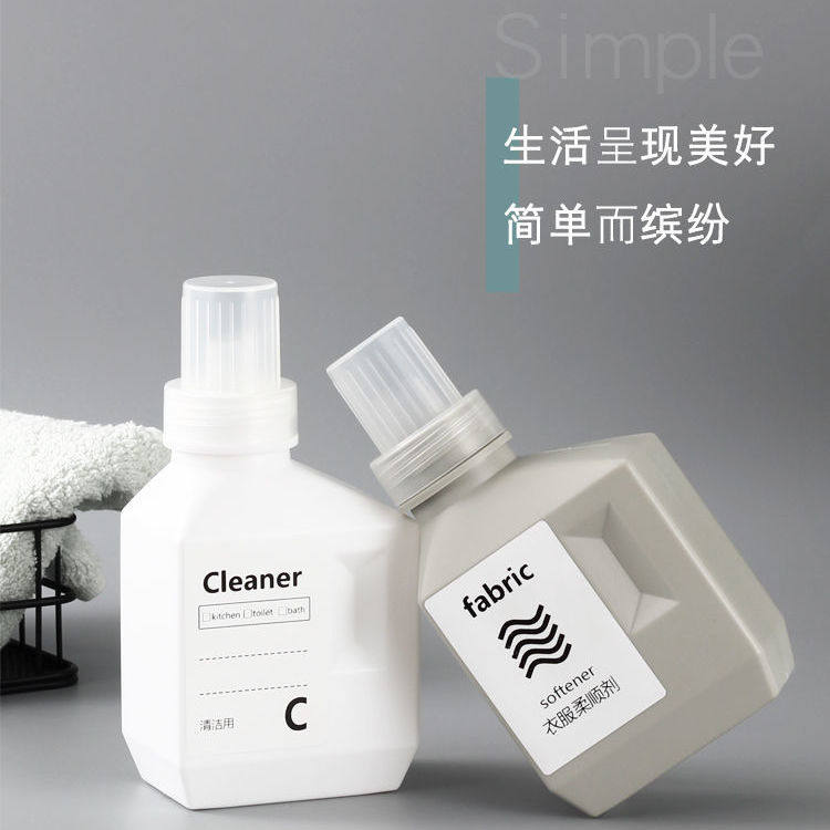 Laundry liquid bottling large-capacity laundry liquid bottling clothes softener empty bottle alcohol disinfectant supplement