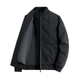 Демисезонный пуховик, удерживающая тепло бейсбольная легкая и тонкая короткая куртка, для среднего возраста