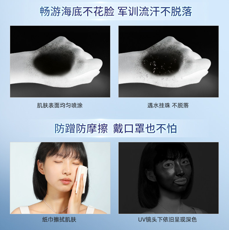 法兰琳卡 防晒喷雾清爽透明防晒霜50ml 图4