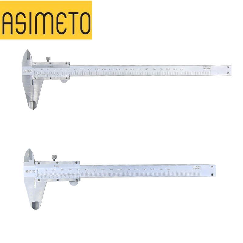 Hot pin German Ando high precision cruise scale Caliper Stainless Steel Oil Javi scale 0-150mm 0-200mm