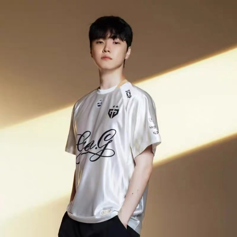 Geng Team Uniform 2026 World Championship Chovy Same Style Clothing S16 Finals Gen.G Team Short-Sleeve T-Shirt Merchandise
