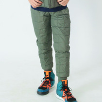 Boy Down Pants 2021 Winter Clothing Children High-waisted Cotton Pants for Children High-waisted Cotton Pants
