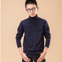 2021 autumn and winter New boys knitwear childrens pullover turtleneck sweater