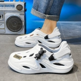 Baotou Sandals Мужчины носят не скользит и толстое на открытом воздухе летом 𫔭 Автомобильные спорты Большой размер пляжные отверстия.