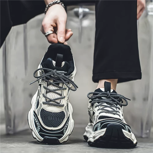 Универсальная летняя трендовая нескользящая спортивная обувь для отдыха, высокие туфли, для бега