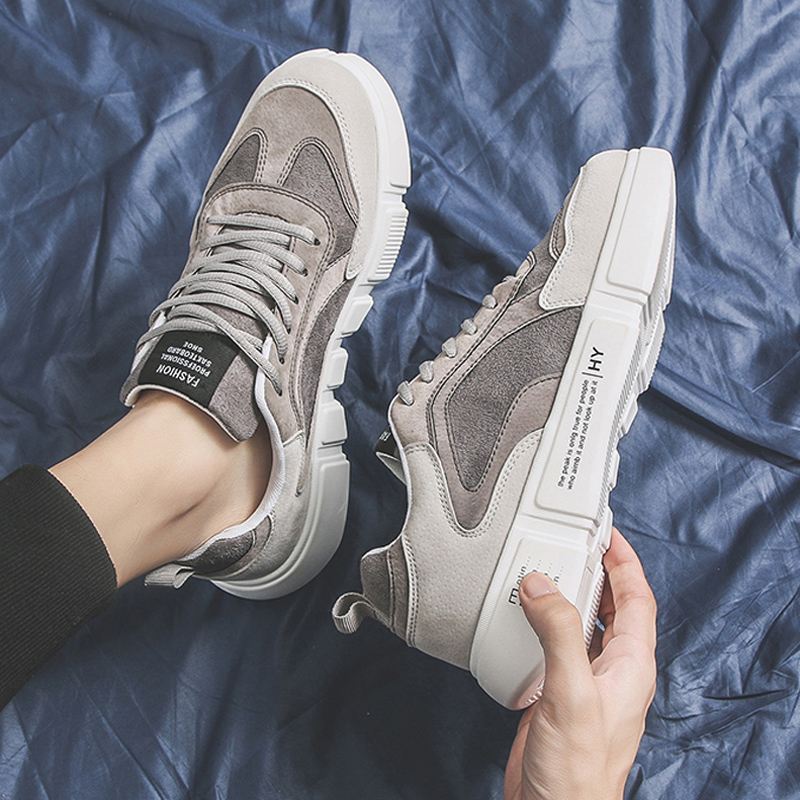 2022 new summer men's shoes Han version trendy canvas flat shoes 100 hitch a youth student sports casual boomer shoes