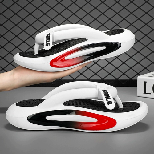 Мужские летние сланцы, нескользящие износостойкие тапочки, высокие пляжные сандалии на платформе