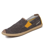 Мужская летняя тканевая обувь для отдыха, трендовые универсальные слипоны