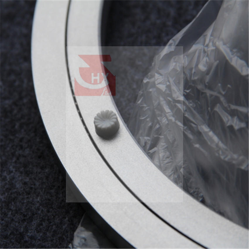 Bàn xoay bàn xoay hợp kim nhôm mang bàn xoay tròn phổ quát bàn xoay thủy tinh cơ sở bàn xoay 12 inch 300mm - FnB Furniture 	chân bàn sắt hộp	