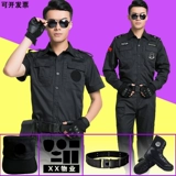 Униформа, комбинезон, черная летняя одежда, осенние демисезонные штаны, лонгслив, короткий рукав, увеличенная толщина