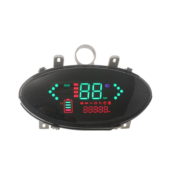 Zhongsha Electric Vehicle Dashboard Lcd Display 48V60V72V Odometer Princess Led Kilometer Meter Voltmeter