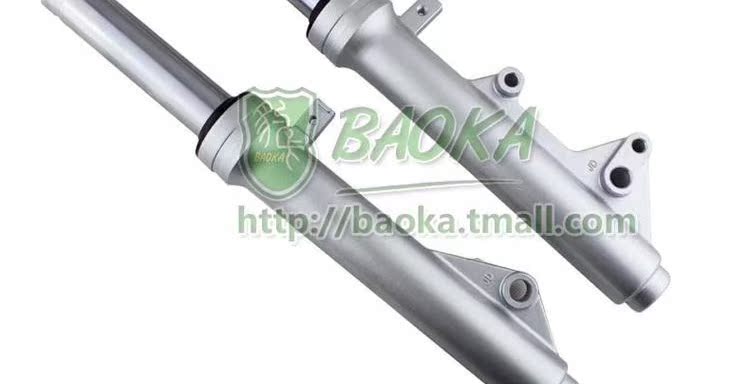 Xe máy Big Turtle King 125 giảm xóc trước Zhongsha bơm thủy lực thẳng Xe điện trước phanh đĩa giảm xóc giảm xóc xe máy dream