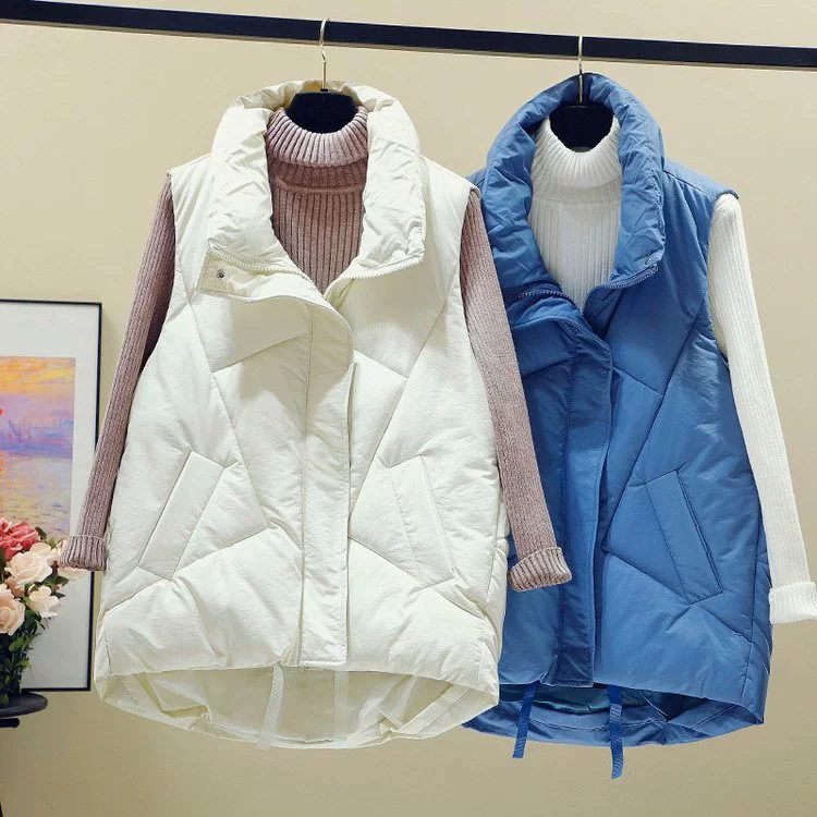 Áo khoác vest nữ cotton mới mùa đông 2019 - Áo vest