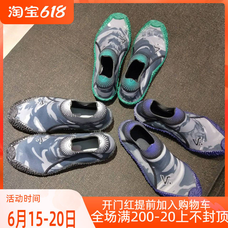 Taiwan V DIVE macarons men and women light riding snorkeling breathable shoes diving shoes non-slip beach swimming anadromous shoes