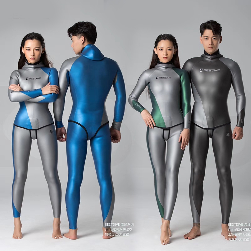 BESTDIVE Diving Streamline Series 3mm Two-piece Freediving World Record Free Wetsuit Wetsuit