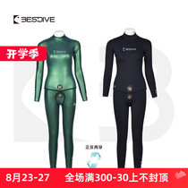 BESTDIVE Diving Good Reversible Series Mens and Womens 3mm Free Diving Womens Colorful Wetsuit Wet Suit