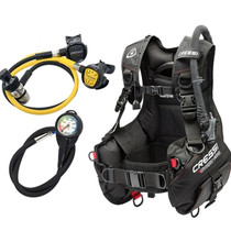 CRESSI START PRO WATER LUNG DEEP DIVING SUIT DIVING EQUIPMENT BCD RESPIRATORY REGULATOR MONOMETER