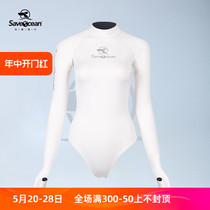 Bestdive Save ocean Xueyue 2mm exposed backpack buttocks bikini free diving one-piece wetsuit surfing