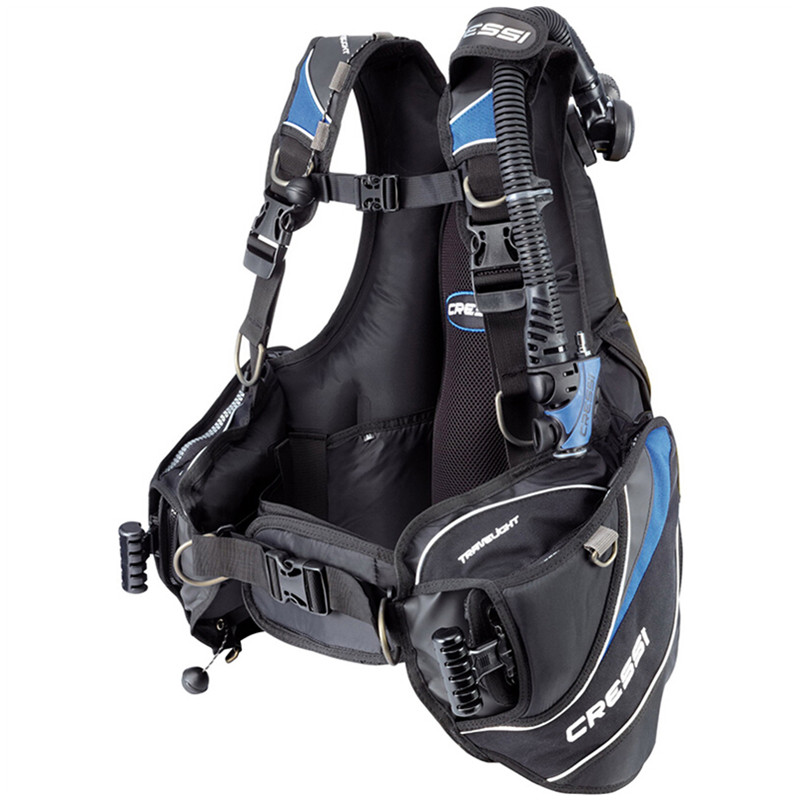 Italian CRESSI travelight BCD diving buoyancy regulator inflatable buoyancy vest men