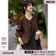 XWI Xinwei solid color casual sports style baseball uniform jacket for women 2025 spring cotton simple versatile top