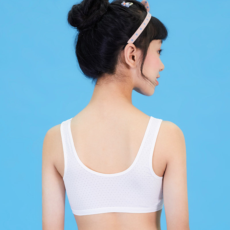 Bailin Baili Girls' Underwear Vest Developmental Pupils 10-year-old Anti-bump Bra Phase II 12 Children