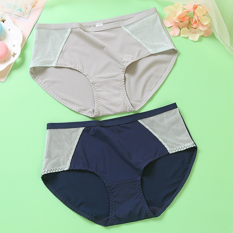 Một trăm một trăm cô gái quần sịp thể thao giữa eo nhanh khô chạy bộ quần lót cotton quần lót mỏng - Giống cái