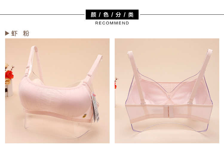 2 mảnh Yilanfen mỏng cotton cô gái không có vòng thép áo vest kiểu ống hàng đầu thời kỳ phát triển đồ lót học sinh ao lot