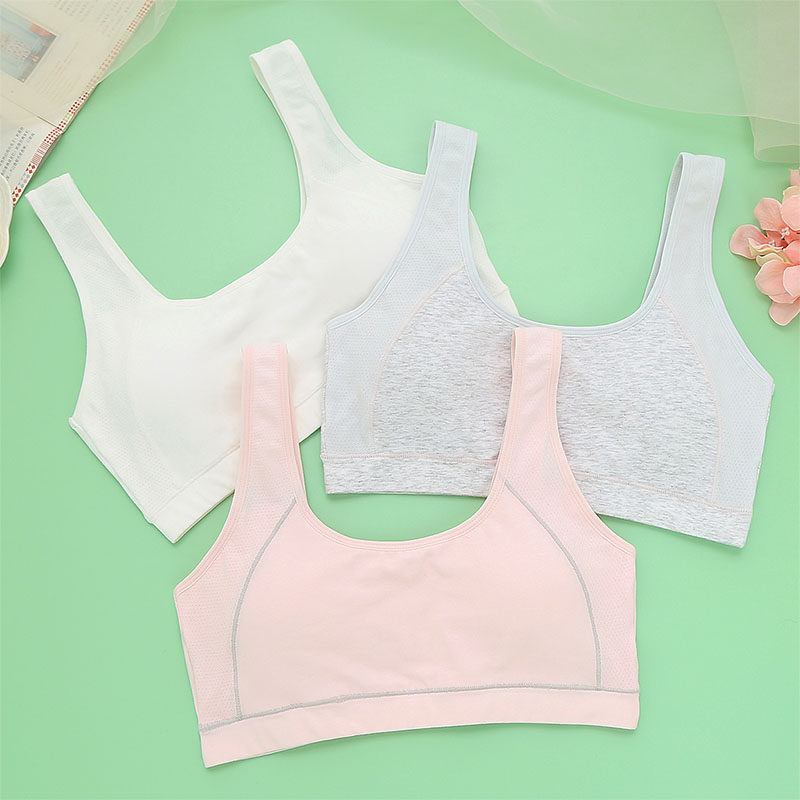 Bon - style All - cotton middle - school students 15 underwear girls in the development of 13 - year - old baili bras