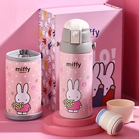 «Подарочная коробка» розовая 550 мл двойного покрытия ». Обновление 316 Стальная температура изменение температуры« Оригинальная чашка »