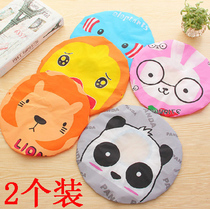 Thickened Bath Cap Waterproof Bath Cap Shower double headgear Hood Hood Kitchen Anti-Smoke Hat Ladys Bath Hair Cover