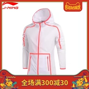 Li Ning nữ thể thao áo gió mùa hè thường xuyên chạy loạt áo gió thể thao AFDM064