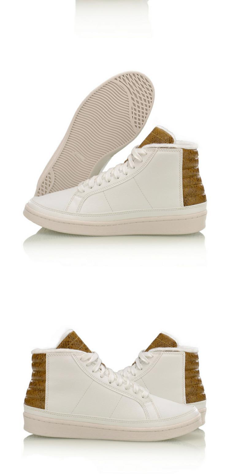 Li Ning nữ giày bóng rổ giản dị mùa đông xu hướng thời trang phong cách thời trang thể thao giày thể thao bitis nam