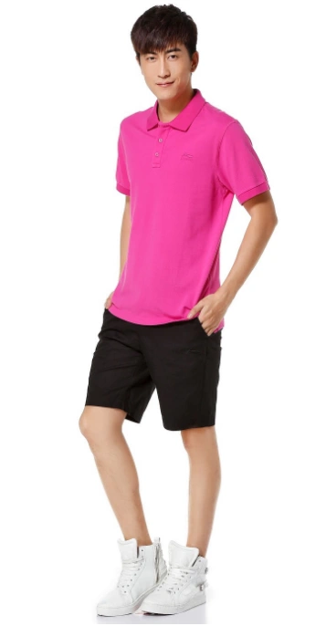 Li Ning nam ngắn tay T-Shirt nam polo áo QC thể thao lỏng lẻo ngắn tay t-shirt nam