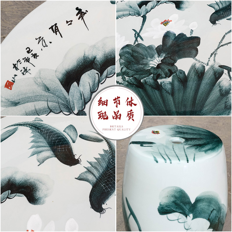 Jingdezhen porcelain ceramic table who suit is suing patio table balcony terrace is suing leisure small tea table and chairs