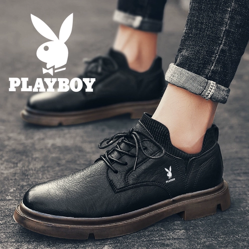 Playboy, Martens, мужская зимняя трендовая универсальная обувь для кожаной обуви для отдыха, в корейском стиле