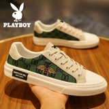 Playboy, весенние кроссовки, мужская дышащая трендовая универсальная белая обувь для отдыха, из натуральной кожи