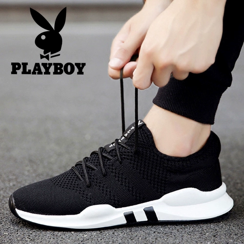Playboy, мужская зимняя дышащая тонкая сетчатая дезодорированная универсальная обувь для отдыха, для бега