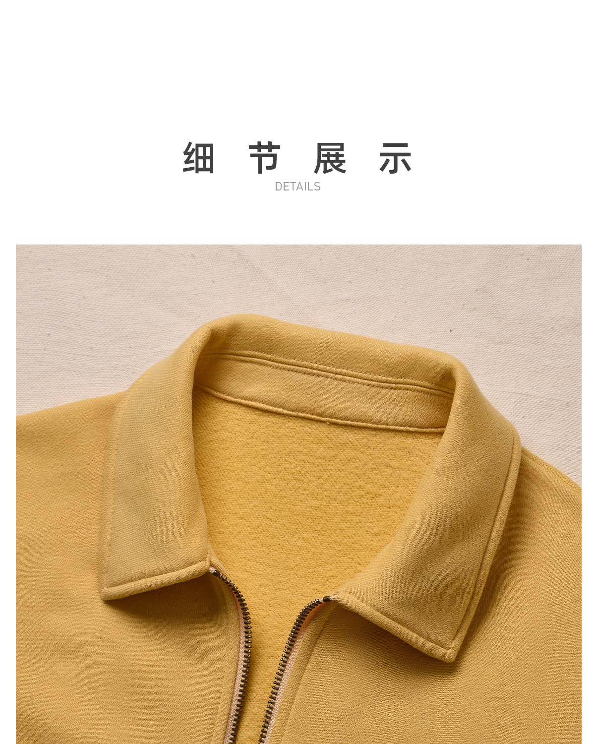 CULTUM Half-Zip Embroidered Loose Sweatshirt