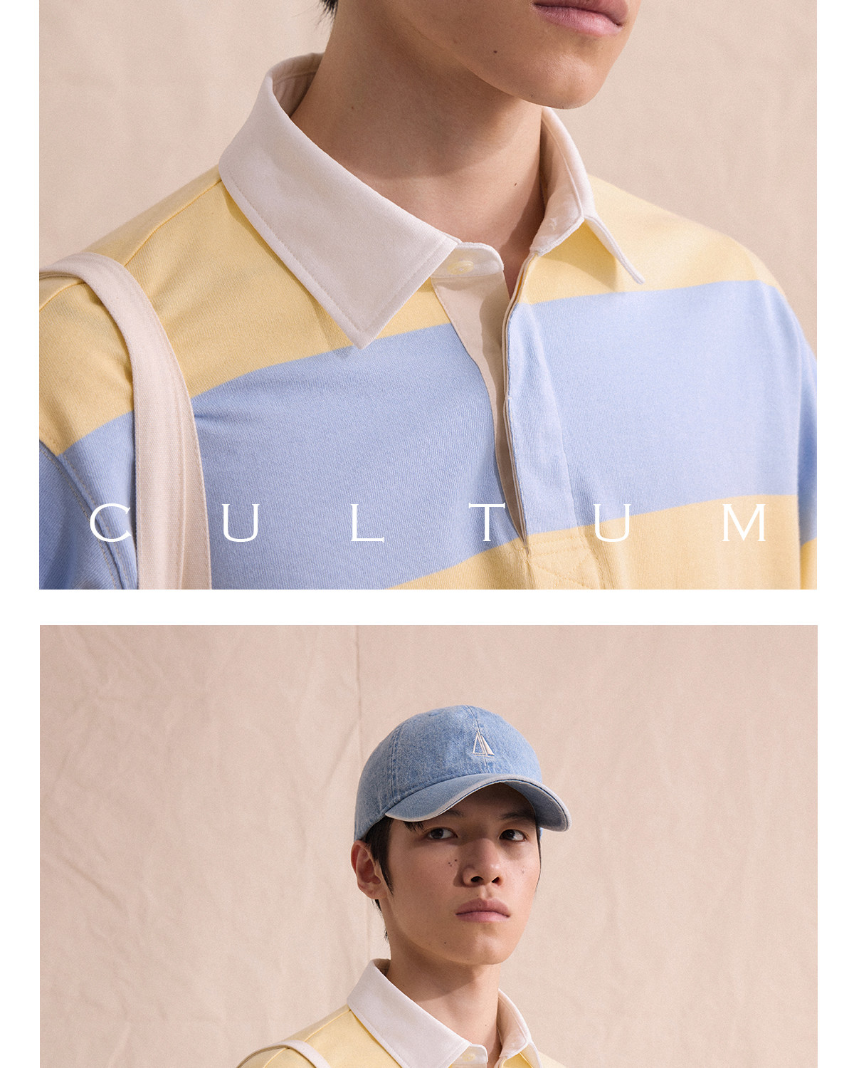 CULTUM Retro Denim Embroidered Baseball Cap