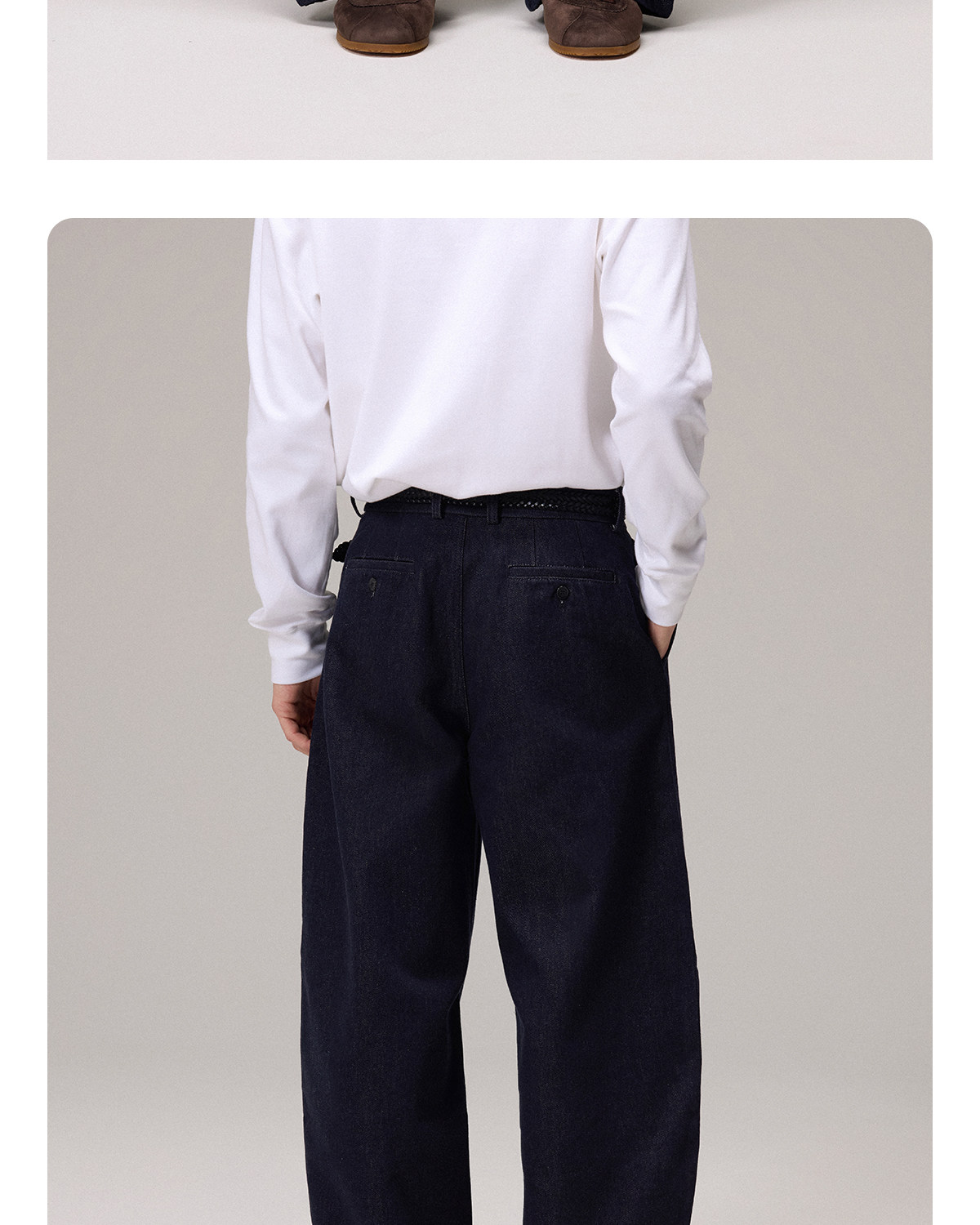 CULTUM Denim Wide-Leg Trousers