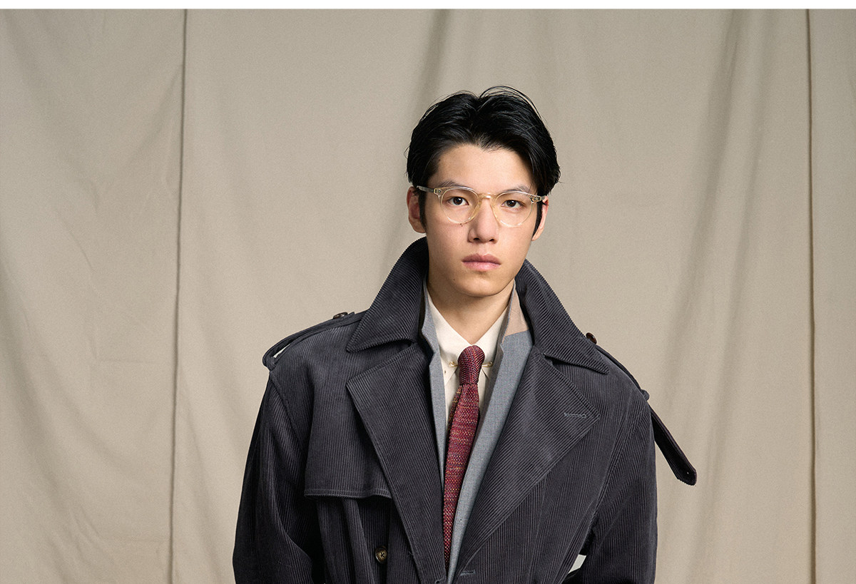 CULTUM Mid-Length Double-Breasted Trench Coat
